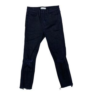 Madewell High Riser Skinny Jeans Black Size 28